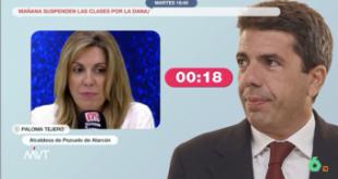 La alcaldesa de Pozuelo se queda sin palabras para definir a Carlos Mazón
