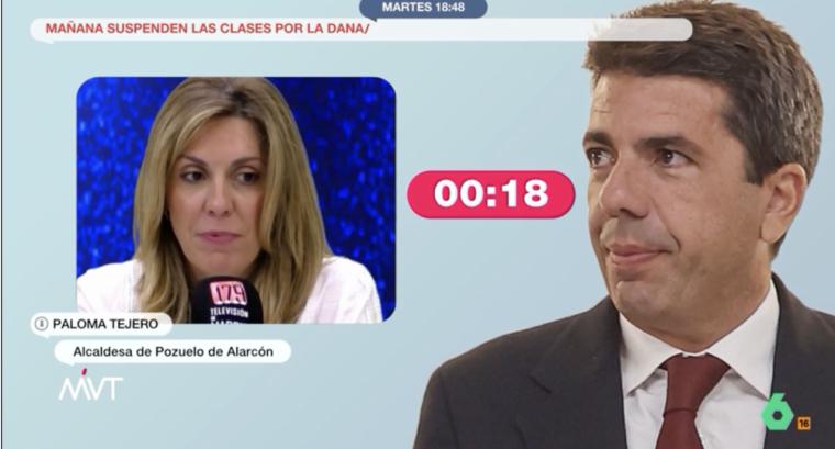 La alcaldesa de Pozuelo se queda sin palabras para definir a Carlos Mazón