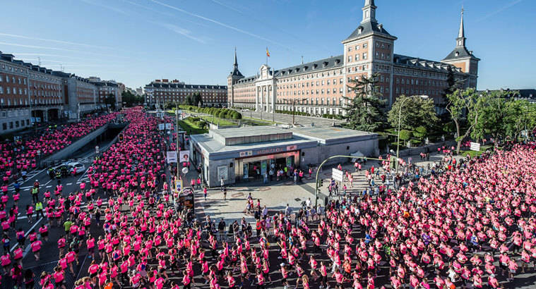 La Carrera de la Mujer a su paso por Moncloa