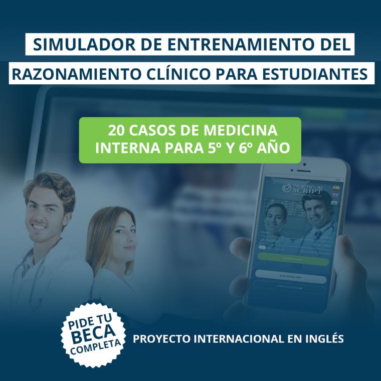 La Universidad Francisco de Vitoria (Madrid) implementa el simulador Practicum Script, un programa de entrenamiento del razonamiento clínico para estudiantes de Medicina