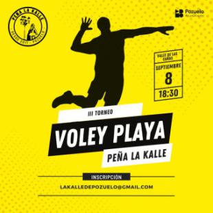 Torneo de Voley Playa durante las fiestas. ¡Aún te puedes apuntar!