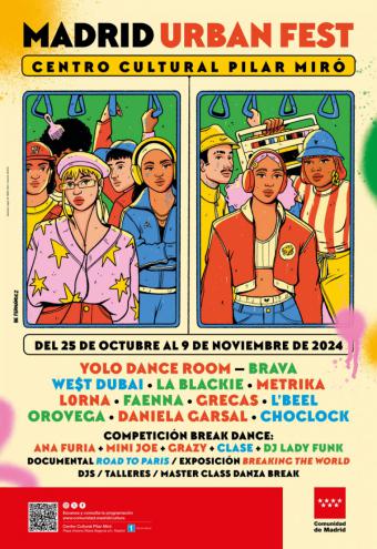 Madrid Urban Fest termina este fin de semana con las músicas de L'Beel, Orovega, Daniela Garsal y Choclock