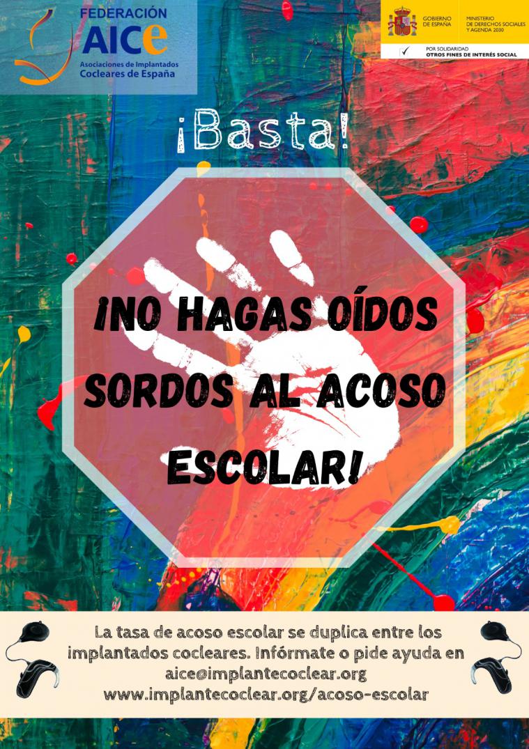 “No Hagamos Oídos Sordos al Acoso Escolar”