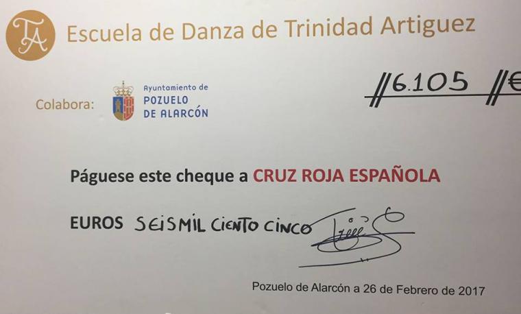 La actuación de la Escuela de Danza Trinidad Artíguez recauda 6.105 euros a favor de Cruz Roja Pozuelo