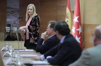 Cristina Cifuentes refuerza el compromiso de la Comunidad con la seguridad laboral