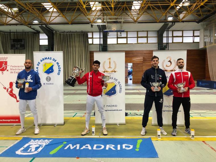 Juan Pedro Romero se cuelga la medalla de bronce en el Torneo Nacional senior de Madrid