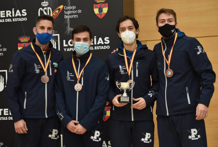 El Club Esgrima Pozuelo gana cuatro medallas en los Campeonatos de España 2019/2020