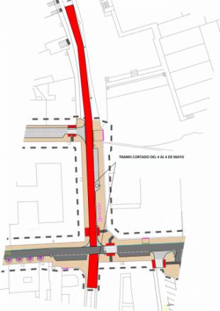 La calle Reina Mercedes de Pozuelo de Alarcón estará cerrada al tráfico desde hoy hasta el 6 de mayo