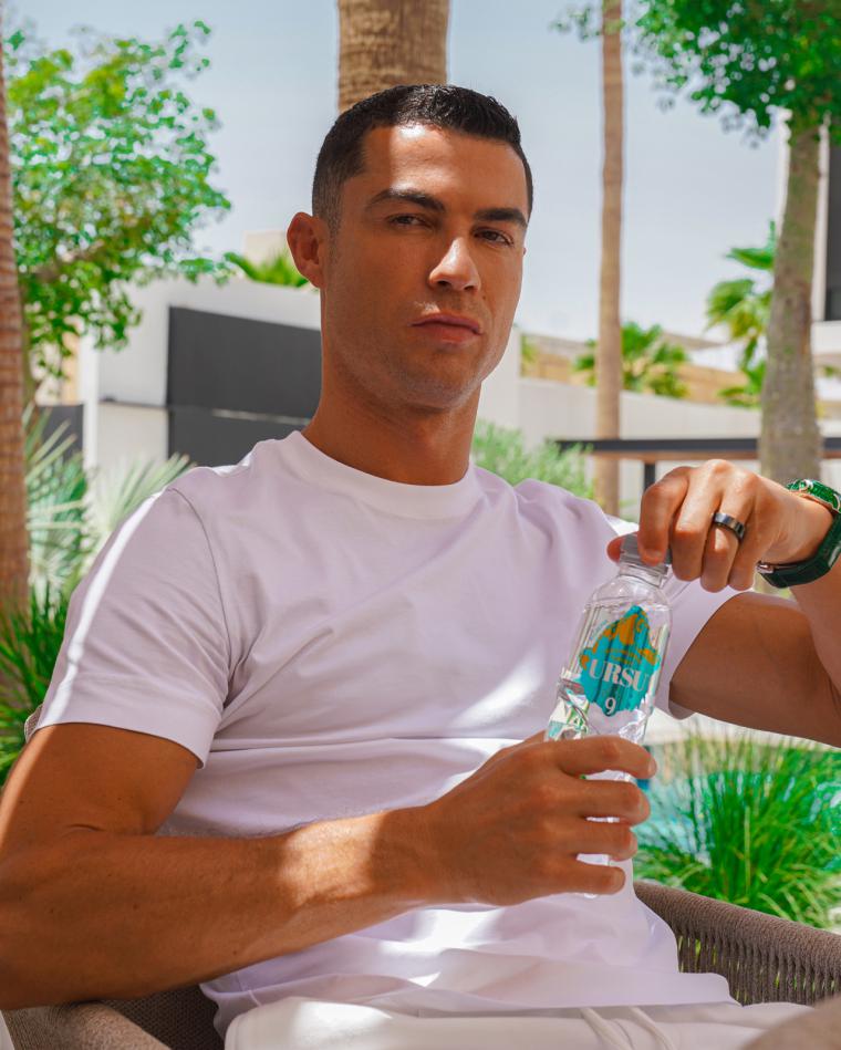 URSU, el agua de Cristiano Ronaldo, una inspiración para beber