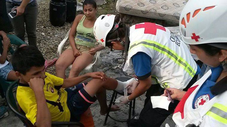Llamamiento para ayudar a las víctimas del terremoto en Ecuador de Cruz Roja Española