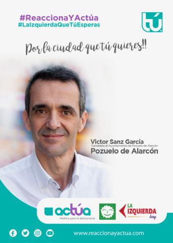 Víctor Manuel Sanz: 'Concentraríamos nuestros esfuerzos en la lucha contra la desigualdad: no puede ser que tengamos en nuestro pueblo niños que si se cierra el comedor escolar no puedan comer adecuadamente'