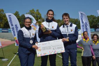 El equipo femenino del Club Arqueros de Pozuelo logra la medalla de plata en la Copa Europea de Clubes