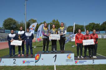 El equipo femenino del Club Arqueros de Pozuelo logra la medalla de plata en la Copa Europea de Clubes