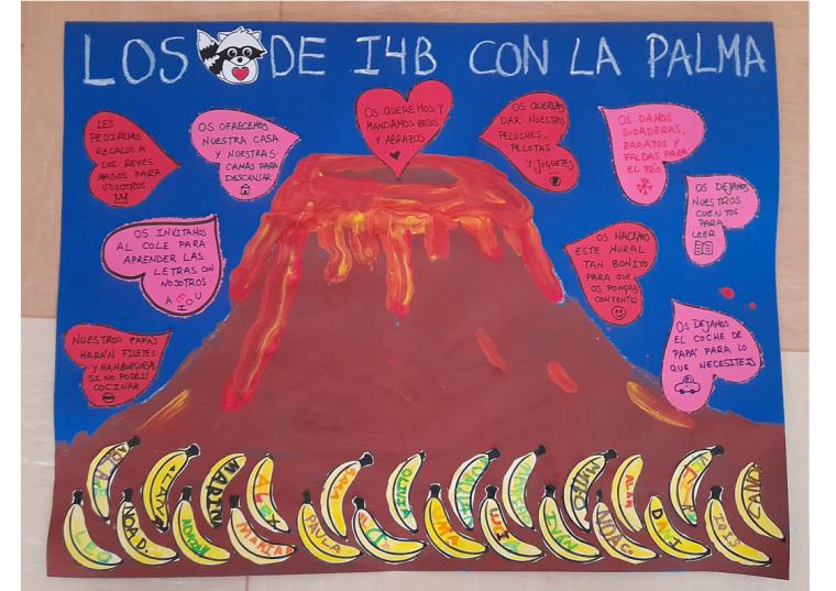 La Comunidad de Madrid envía más de 6.800 dibujos y cartas de apoyo de niños madrileños a menores de la isla de La Palma