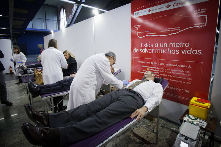 Vuelve la campaña de donación de sangre ‘Estás a un Metro de salvar muchas vidas’ a Madrid