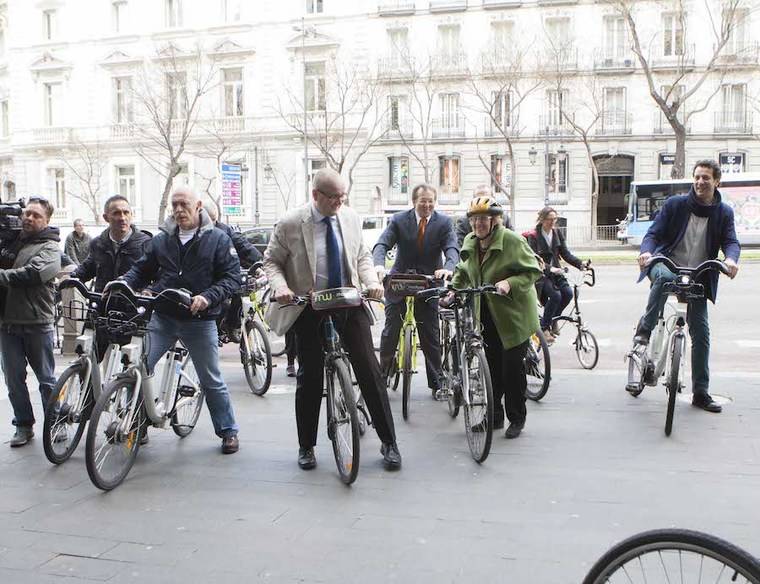 Celebración institucional de la Fiesta Europea de la Bicicleta
