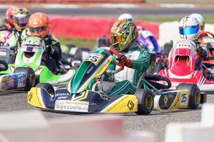 El pozuelero Álvaro Jiménez, de solo 13 años, se convierte por segundo año consecutivo en campeón madrileño de karts en categoría junior