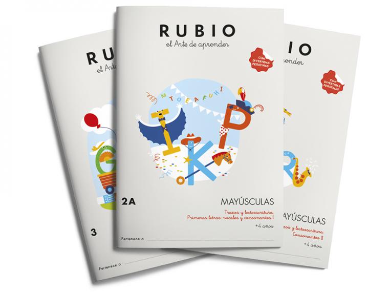 Mayúsculas Rubio, crece la colección con la que los peques aprenden a escribir