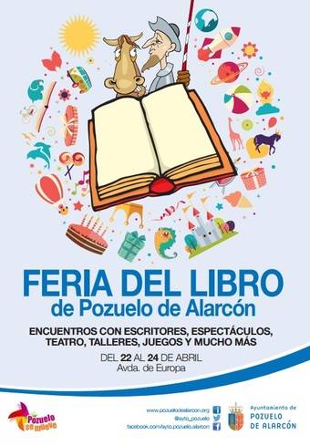 Cartel de una de las últimas ediciones de la Feria del Libro de Pozuelo