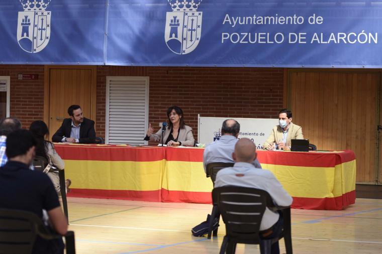 La alcaldesa, Susana Pérez Quislant, se reúne con los clubes deportivos de la ciudad para exponer las medidas adoptadas y las propuestas a poner en marcha frente al Covid-19