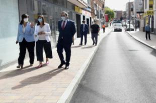 El centro de Pozuelo de Alarcón luce nueva imagen tras las obras de mejora en las calles Sagunto y su entorno