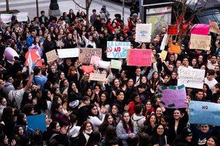 Los alumnos de FP de IES San Juan de la Cruz, en huelga desde el pasado 22 de enero para reclamar sus prácticas obligatorias