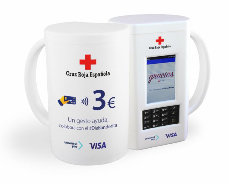 Pozuelo celebra el Día de la Banderita de la Cruz Roja Española y permite por primera vez los donativos contactless gracias a las huchas desarrolladas por Visa y UniversalPay