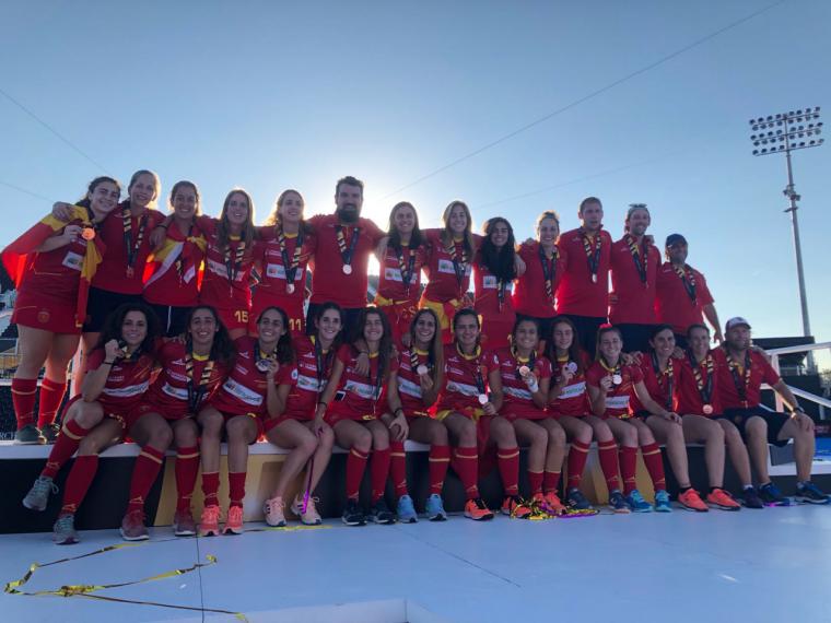 Medalla de bronce en el Mundial de hockey hierba femenino para las Red Sticks de Andrés Mondo