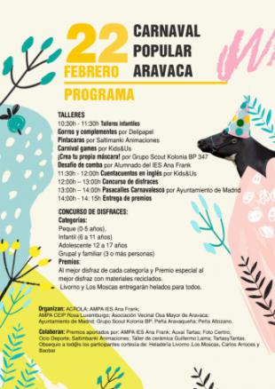 ¡Disfruta del Carnaval de Aravaca!