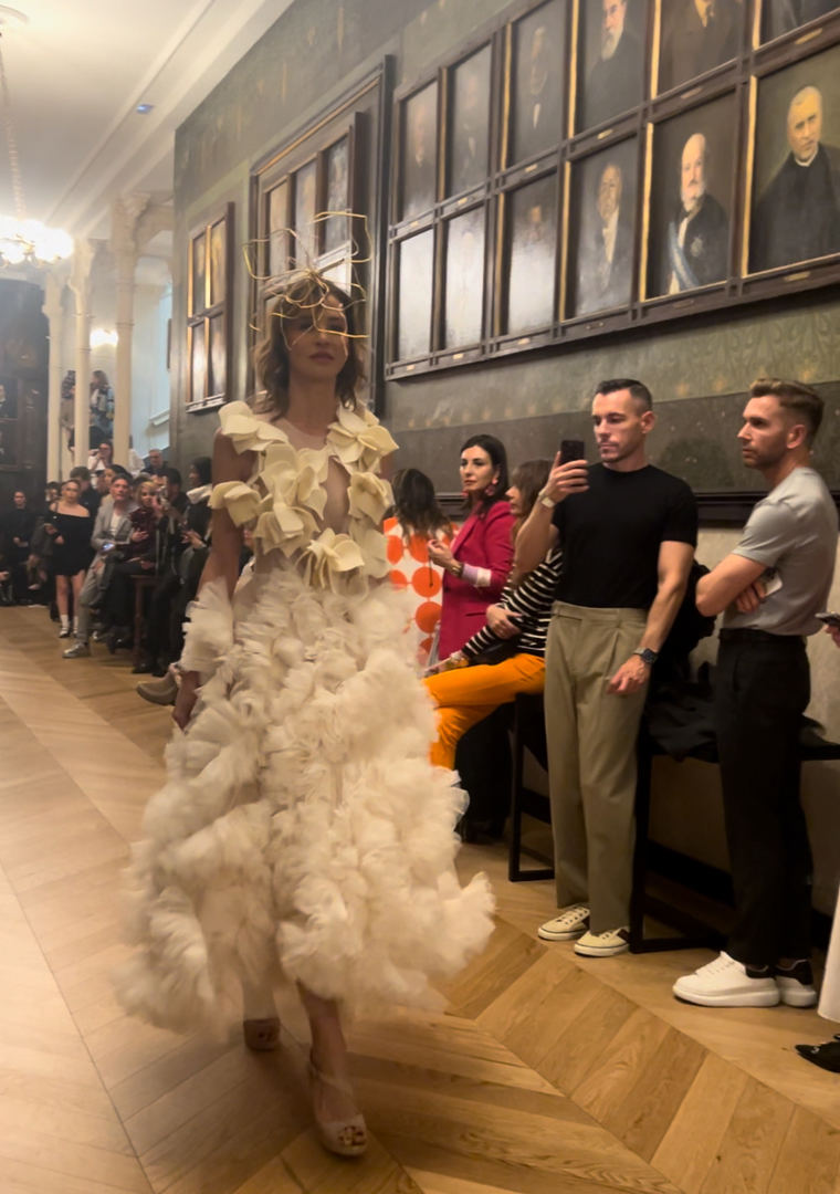 La diseñadora María Lafuente, broche de oro de la Mercedes Benz Fashion Week