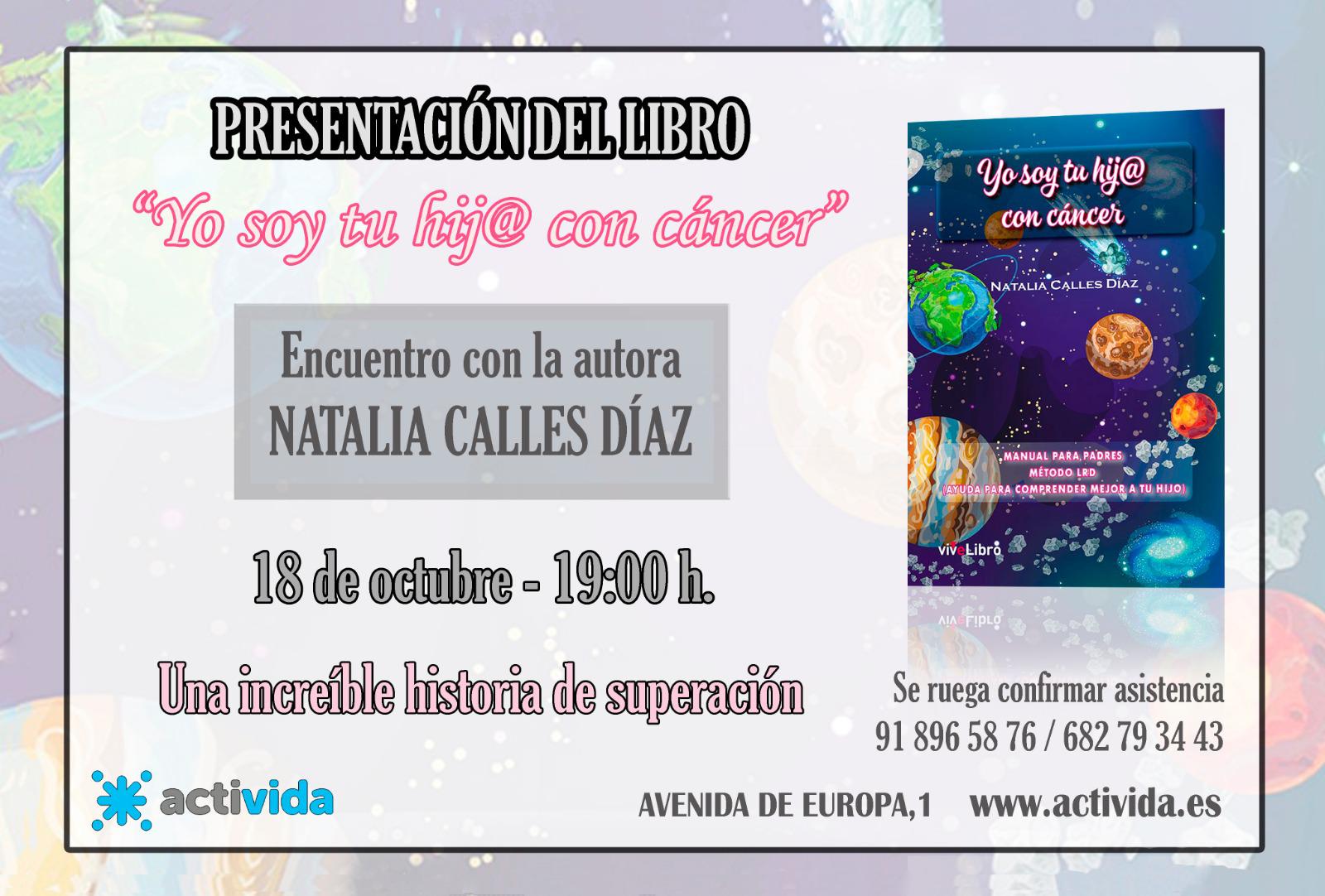 Presentación del libro “ Yo soy tu hij@ con cáncer” 