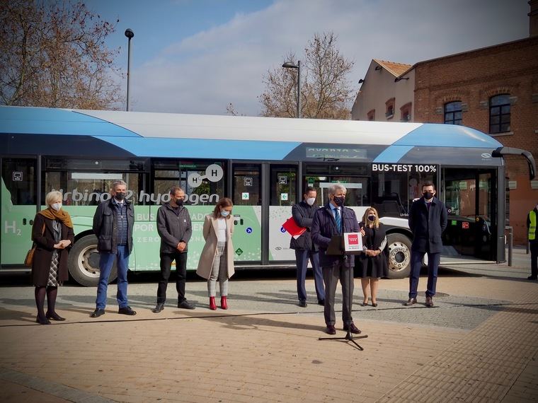 Pozuelo tendrá un autobús interurbano de hidrógeno