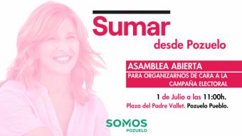 Somos Pozuelo convoca a los vecinos para organizar la campaña de Sumar