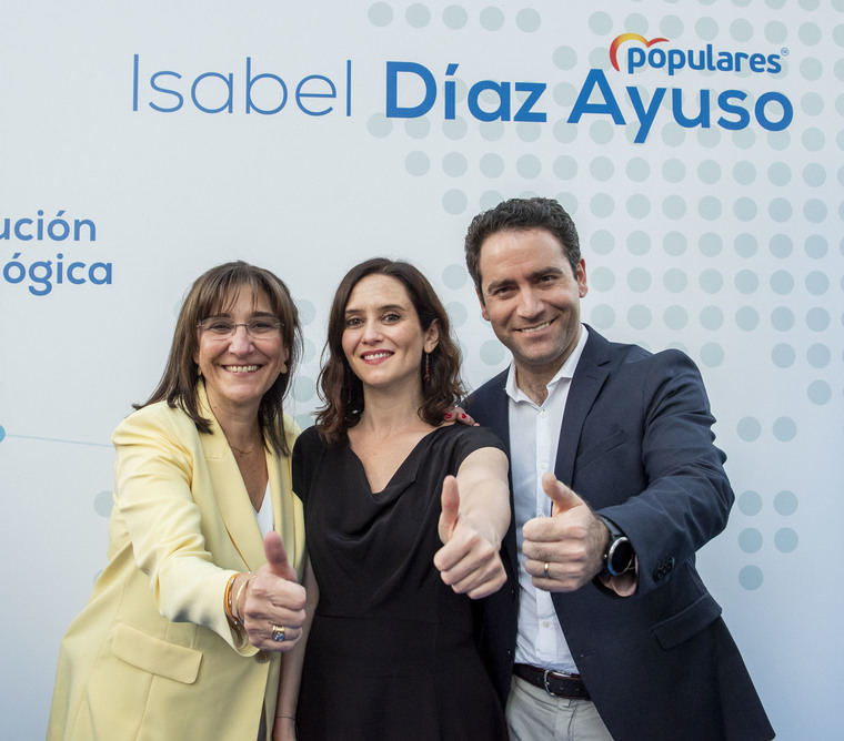 Susana Pérez Quislant llama a la unidad del voto de centro derecha arropada por el Secretario General del PP y la futura presidenta de la Comunidad de Madrid