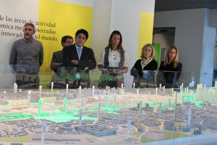 Pérez visita el proyecto de Madrid Nuevo Norte, que ayudará a abaratar el precio de la vivienda en la región