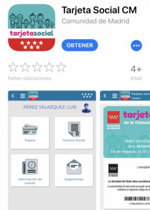 Los madrileños ya pueden descargar en sus dispositivos móviles la app Tarjeta Social