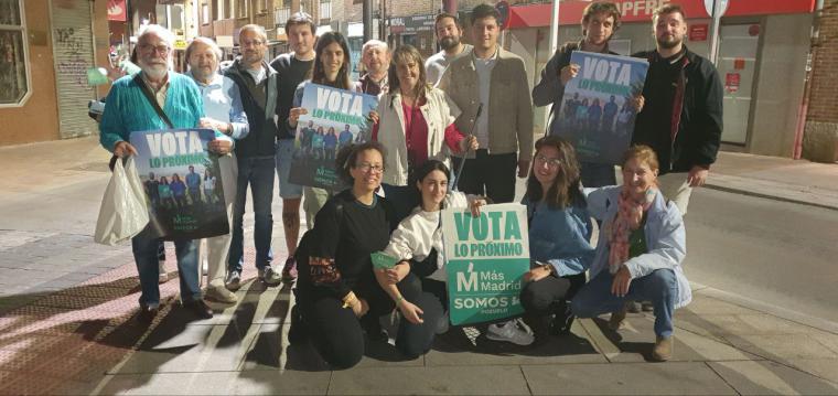 Más Madrid-Somos Pozuelo-IE da inició a la campaña con el lema 'Vota lo próximo'