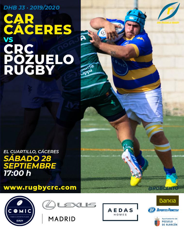 Previa CAR Cáceres VS Crc Pozuelo Rugby (jornada 3 dhb)