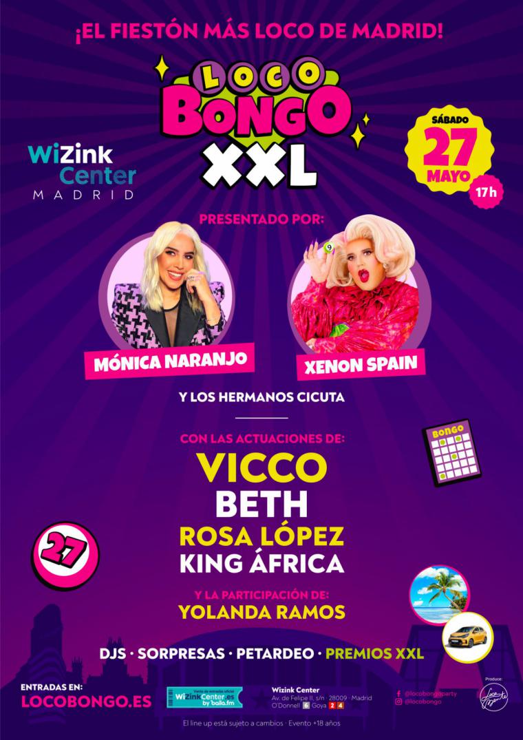 Mónica Naranjo presentará Loco Bongo XXL, el show interactivo más grande Madrid