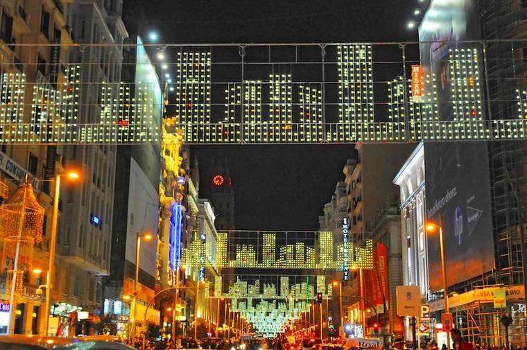Falta poco para la iluminación de Navidad en Madrid