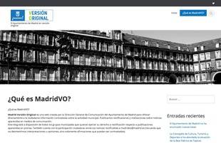 Nace el nuevo canal de información directa Madrid Versión Original
