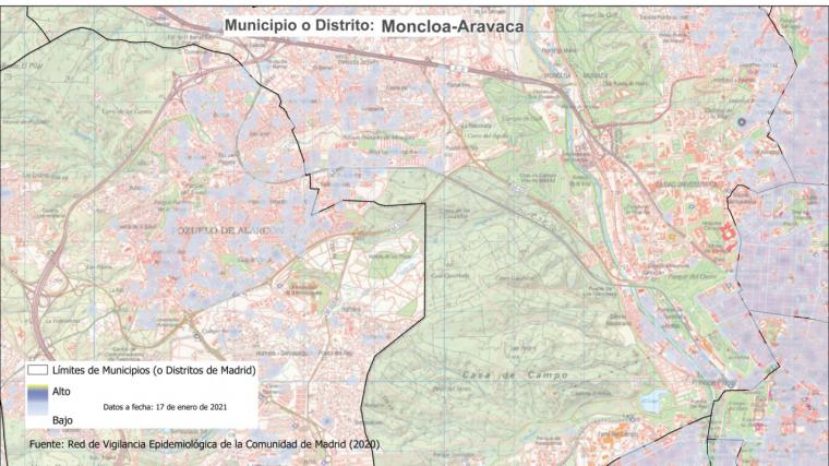 Aravaca sigue confinada una semana más