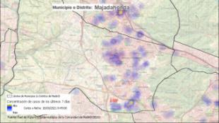 La zona básica de salud de Valle de la Oliva, en el municipio de Majadahonda, con restricciones desde el lunes