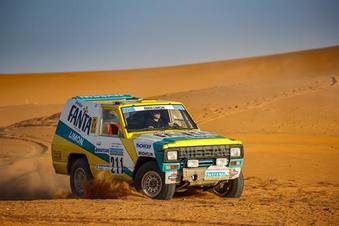 El emblemático Nissan Patrol del París Dakar 1987 vuelve a las dunas del Sáhara