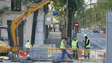 Siguen las obras de rehabilitación en Aravaca