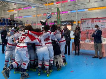 La Comunidad de Madrid apoya el hockey línea en la final de la Copa S.M. La Reina