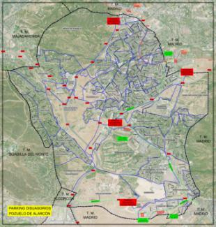 La inauguración de un parking disuasorio en Ciudad de la Imagen en Pozuelo de Alarcón, entre los planes de la Comunidad de Madrid para 2022