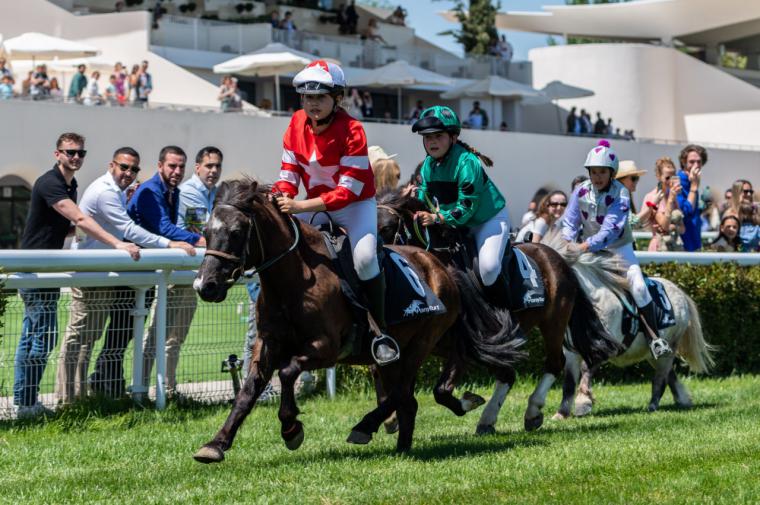 Primera jornada del campeonato Ponyturf en el Hipódromo de Madrid