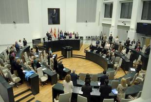 Pleno Municipal en el Ayuntamiento de Madrid