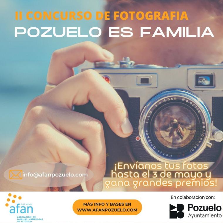 Afan pozuelo convoca el II concurso de fotografía familiar 'Pozuelo es familia'